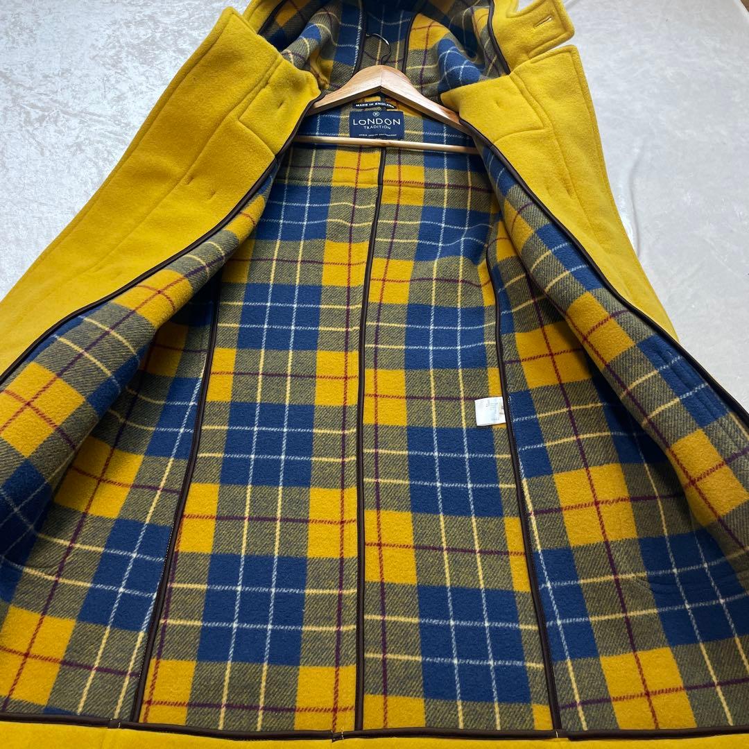 ロンドントラディション ダッフルコート イエロー 38 英国製