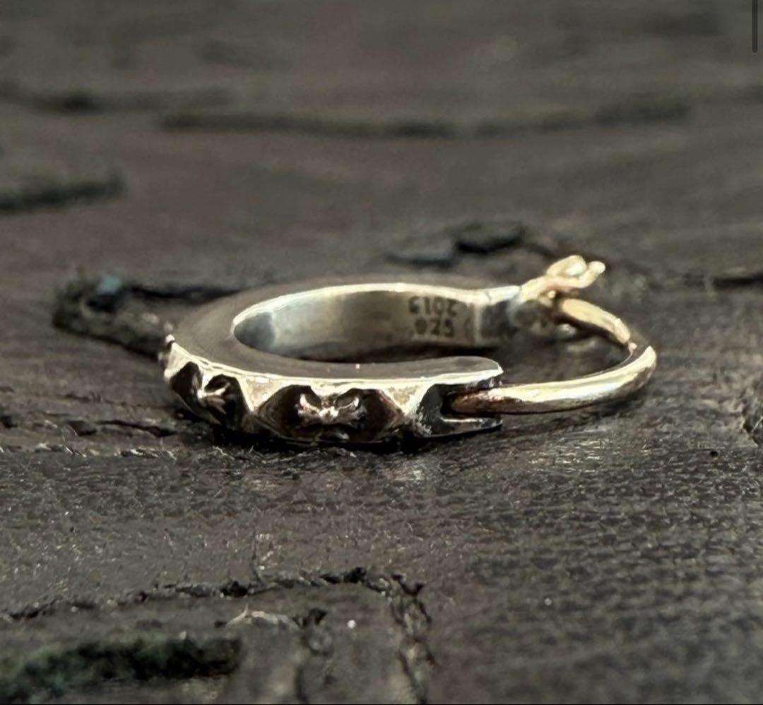 【本日限定価格】 新品未使用 クロムハーツ タイニーTFPパンクフープピアス