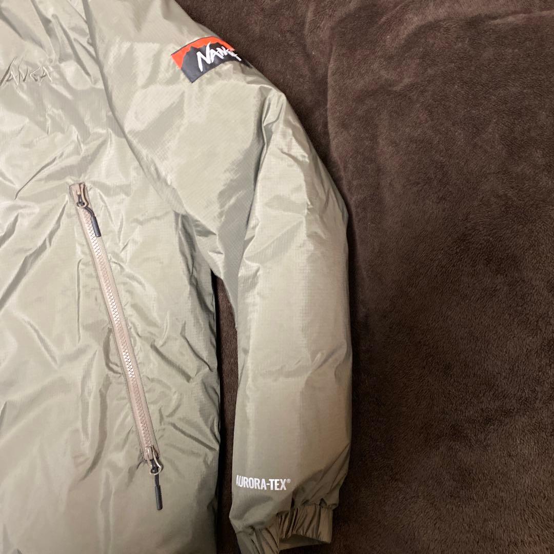 NANGA beaver ダウン 日本Lサイズ ロゴ刺繍