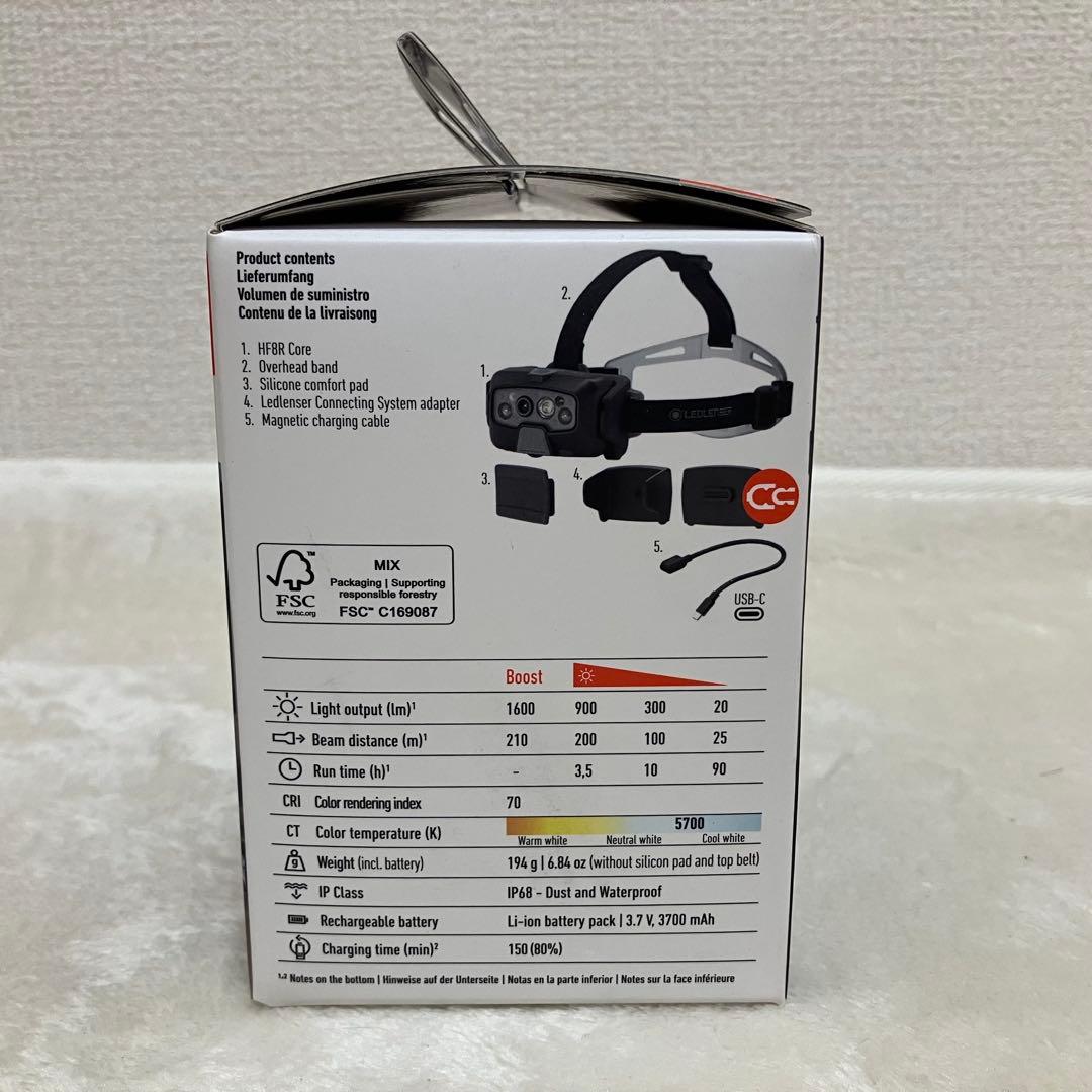 レッドレンザー LEDLENSER ヘッドライト ① HF8R CORE