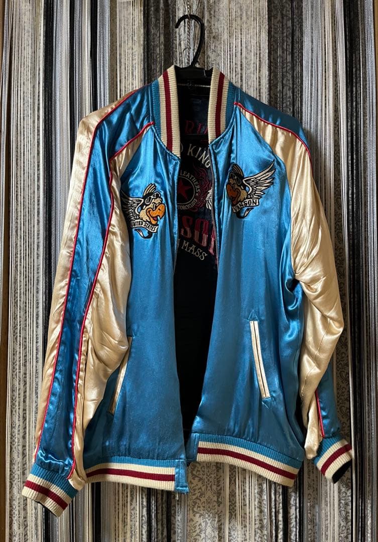 ユ*ん様 バンソン リバーシブルスカジャン フライングスター イーグル