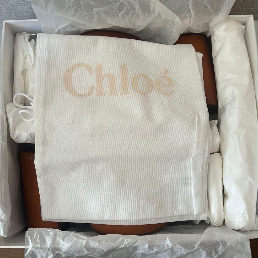 【新品未使用】Chloe JEANNETTEウェッジクロッグ　38サイズ