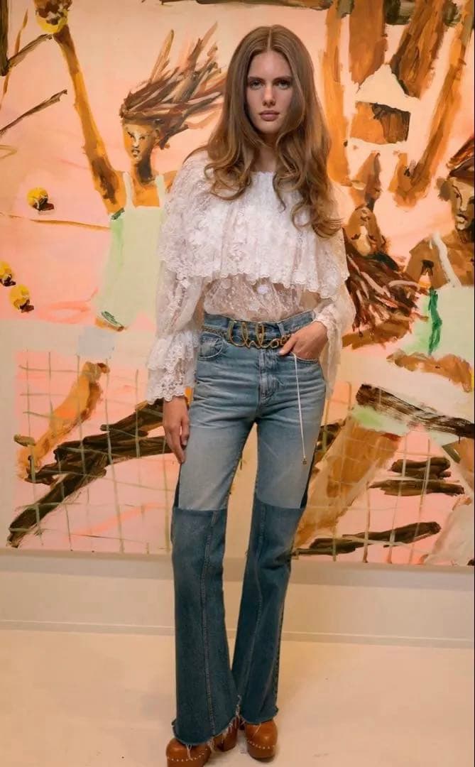 【新品未使用】Chloe JEANNETTEウェッジクロッグ　38サイズ