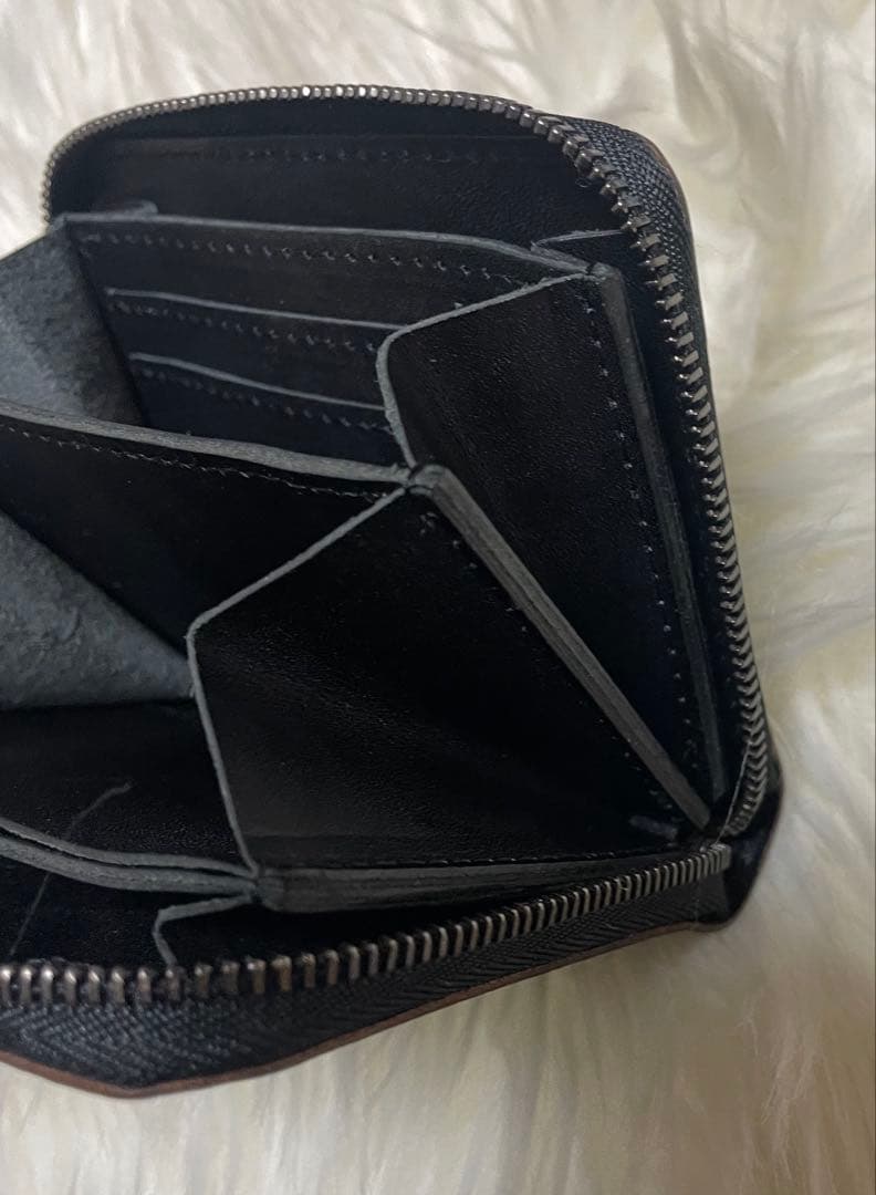 専用MR.OLIVE【ミスターオリーブ】　ラウンドファスナー　ブラック　本革