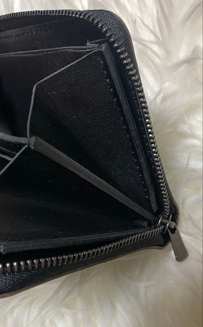 専用MR.OLIVE【ミスターオリーブ】　ラウンドファスナー　ブラック　本革