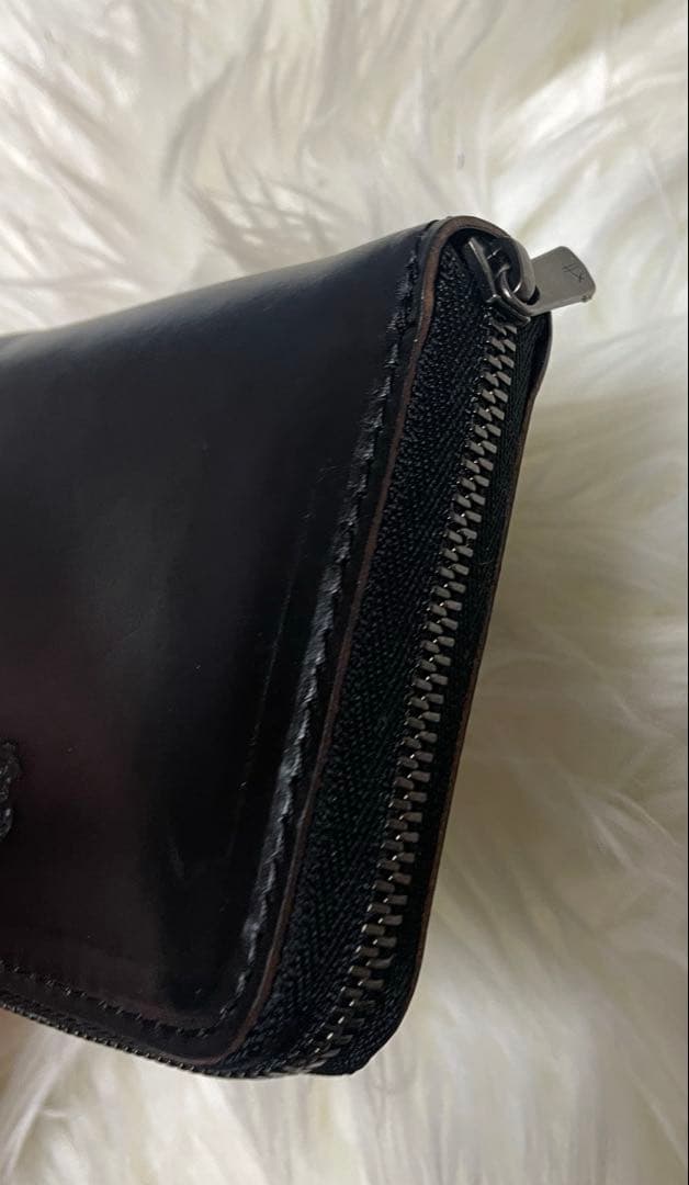 専用MR.OLIVE【ミスターオリーブ】　ラウンドファスナー　ブラック　本革