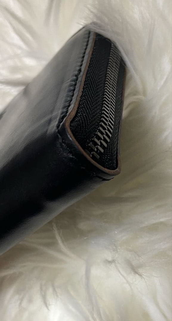 専用MR.OLIVE【ミスターオリーブ】　ラウンドファスナー　ブラック　本革