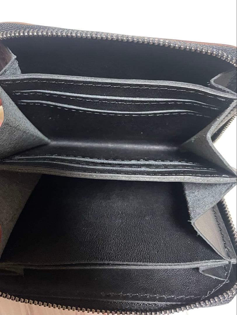 専用MR.OLIVE【ミスターオリーブ】　ラウンドファスナー　ブラック　本革