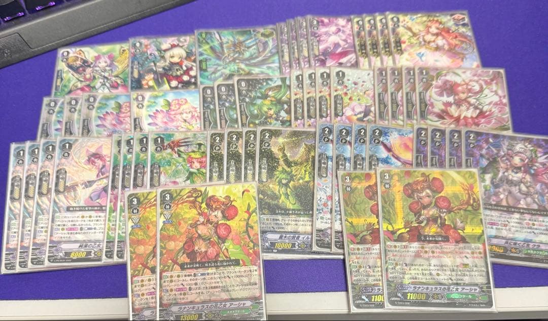 ヴァンガード アーシャデッキ　まとめ売り(4デッキ＋パーツ)