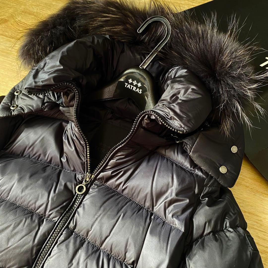 新品 22AW TATRAS サルマ ダウンコート ブラック 02ハンガー付
