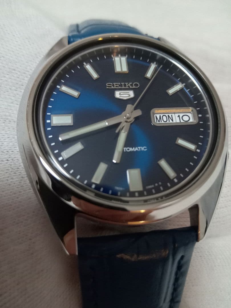 松*ん様 SEIKO5　AUTOMATIC　機械式自動巻　7S26　ネイビー　未