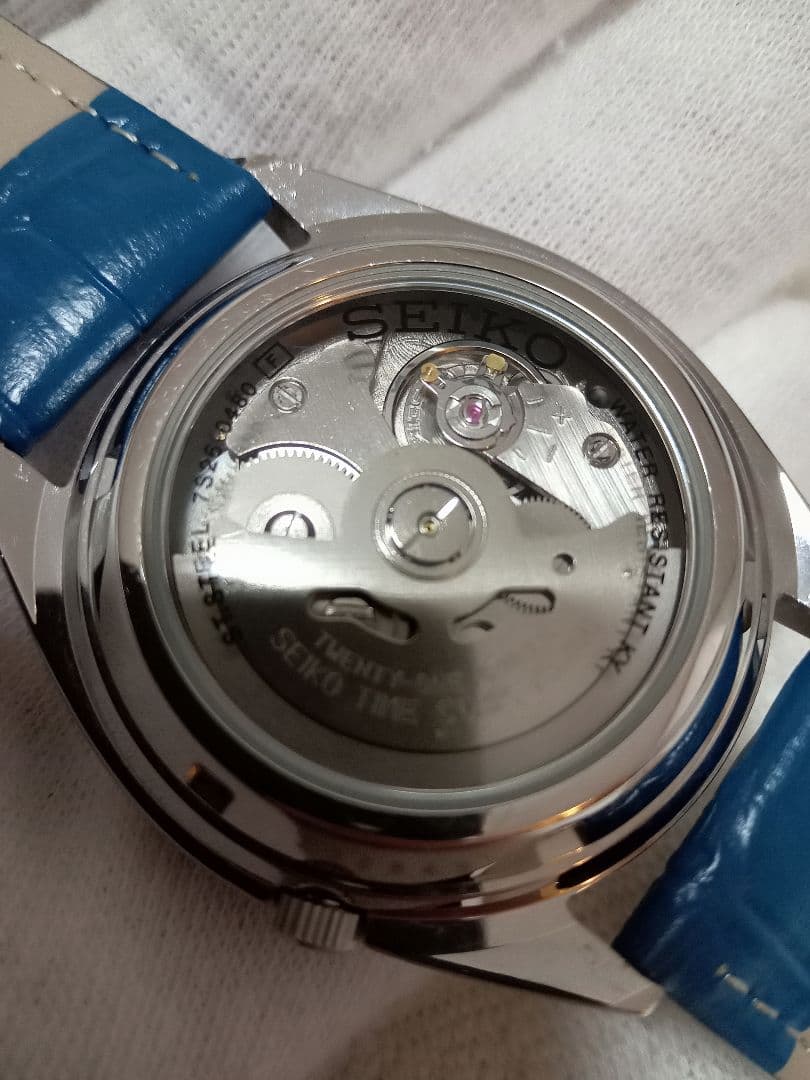 松*ん様 SEIKO5　AUTOMATIC　機械式自動巻　7S26　ネイビー　未