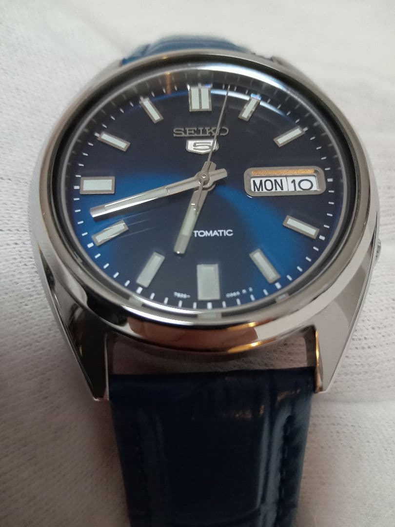 松*ん様 SEIKO5　AUTOMATIC　機械式自動巻　7S26　ネイビー　未