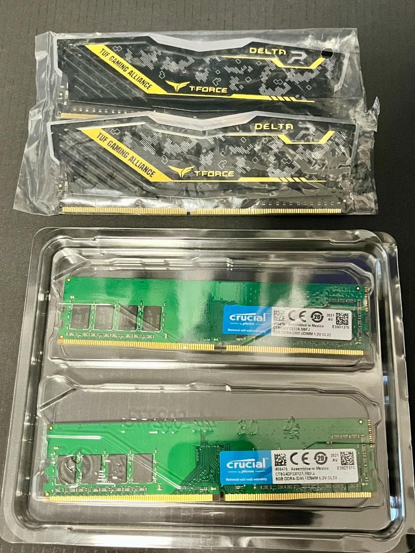 ASUS TUF GAMING Z490-PLUS ＋ DDR4 8GB ×4枚