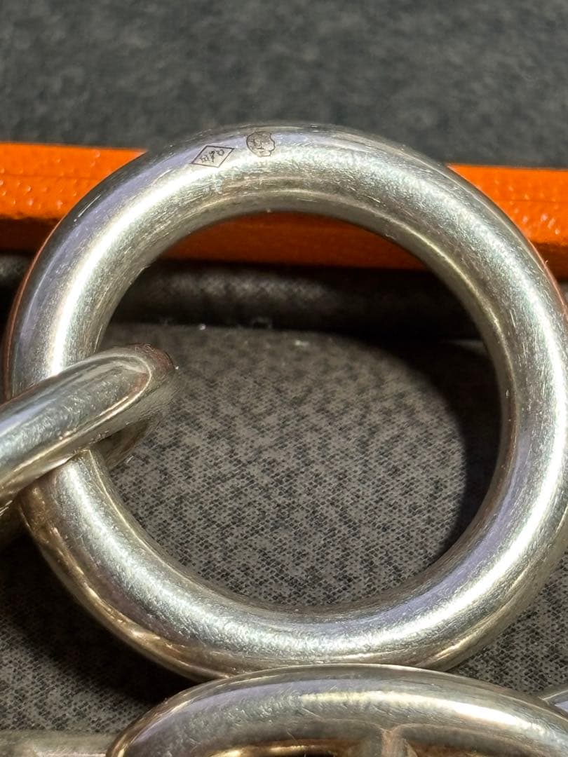 【HERMES エルメス】 シェーヌダンクル ブレスレット GMサイズ 12コマ