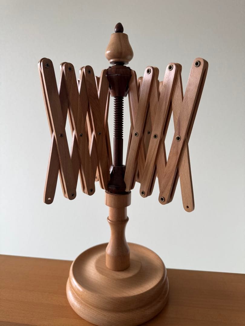 木製 糸巻き器　かせくり機　卓上　編み物　ニッティング