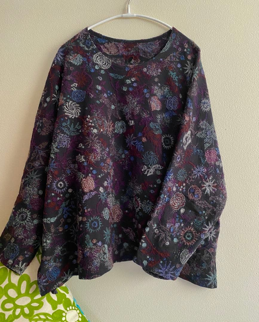 ヨーガンレール　2020SS　\"やぐるま\"　ワイドプルオーバー　ババグーリ