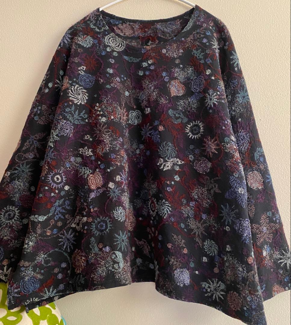 ヨーガンレール　2020SS　\"やぐるま\"　ワイドプルオーバー　ババグーリ