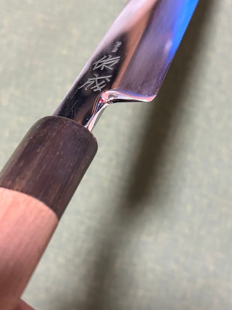 柳刃包丁　祐成　尺　白鋼