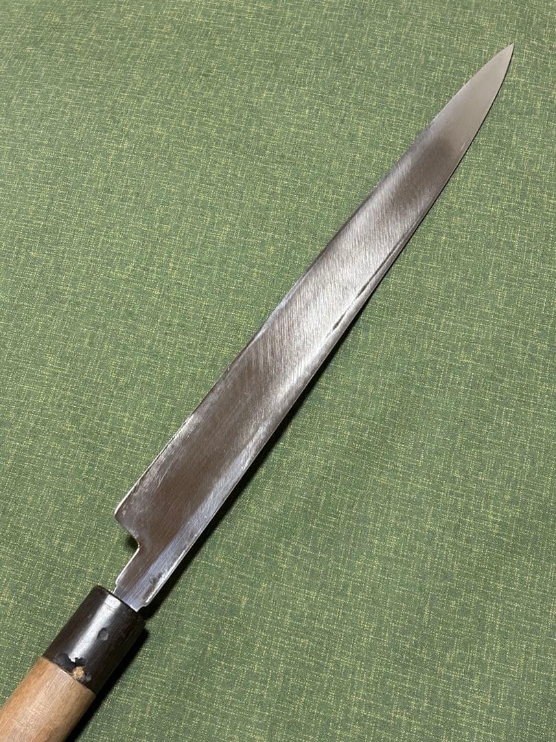 柳刃包丁　祐成　尺　白鋼