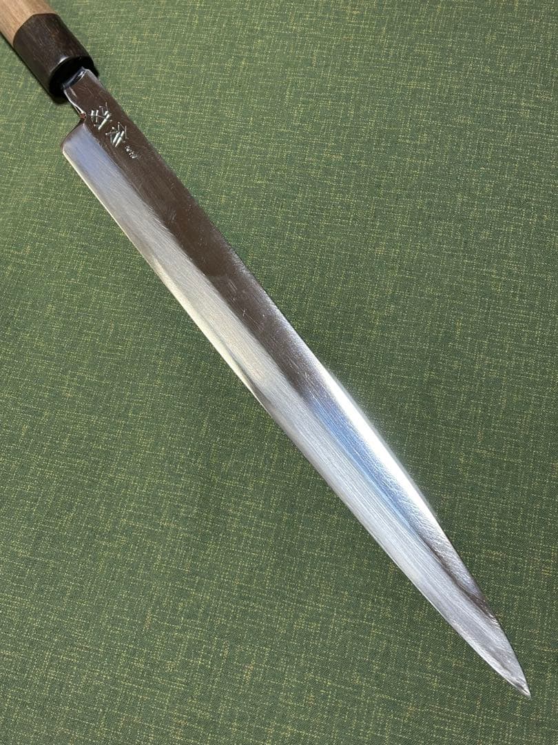 柳刃包丁　祐成　尺　白鋼