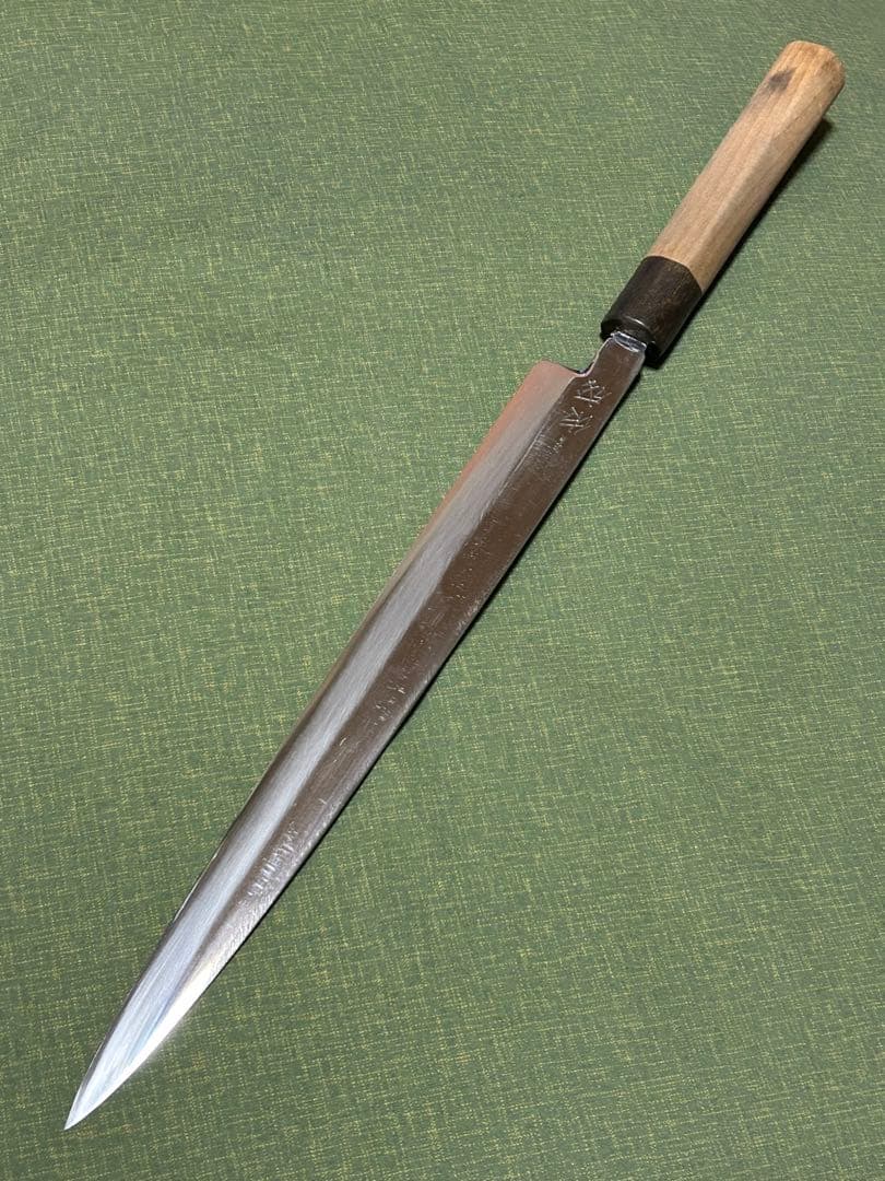 柳刃包丁　祐成　尺　白鋼