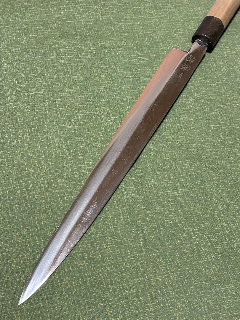 柳刃包丁　祐成　尺　白鋼