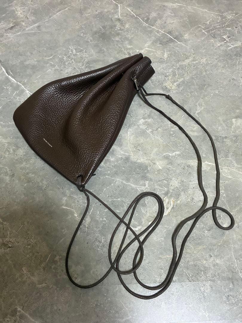 Hender Scheme zacc/dark brown ショルダーバッグ