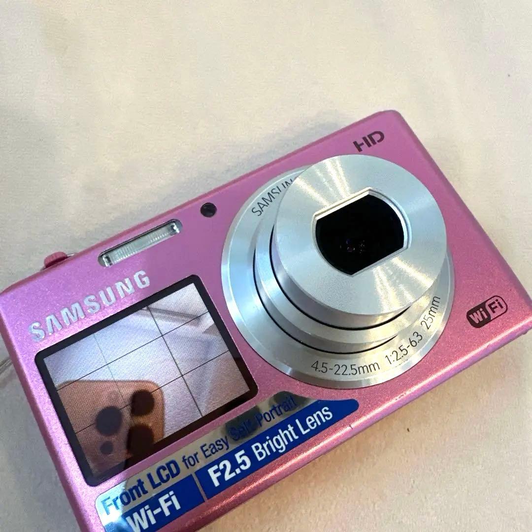 【廃盤！レア】デジタルカメラ サムスン　DV150F ピンク 自撮り液晶 2画面