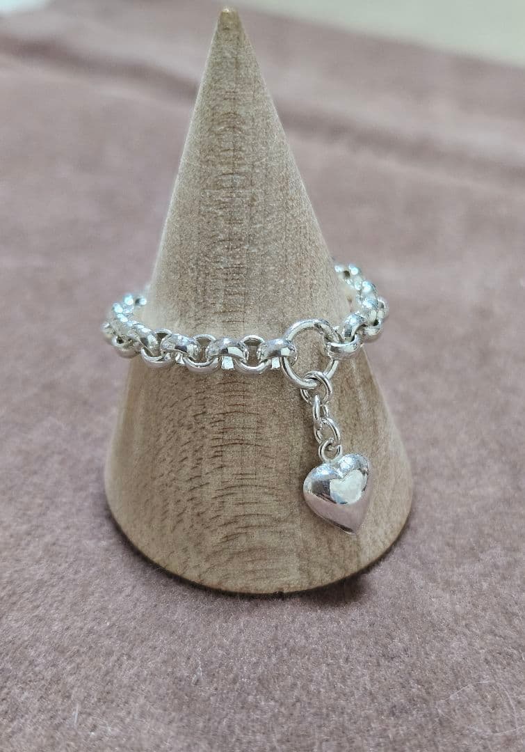 シルバーハート　チェーンリング　イロンデール