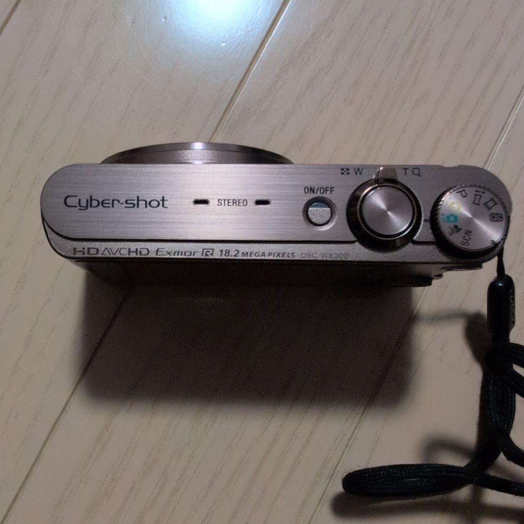 【美品】SONY DSC-WX300 デジタルカメラ WiFi機能付　ブラウン