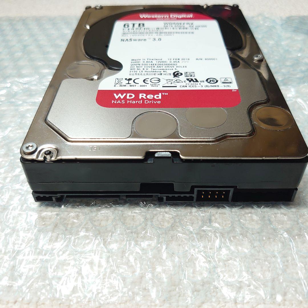 内蔵型ハードディスクドライブ Western Digital WD RED 6TB WD60EFRX