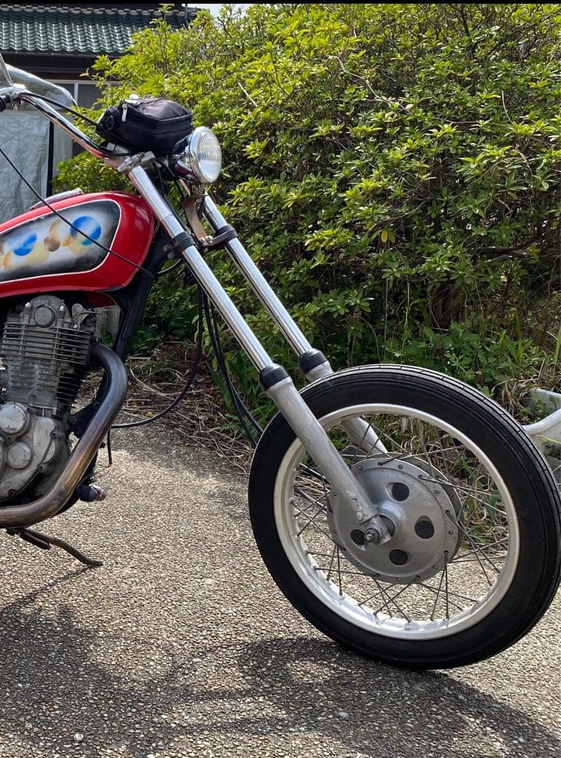 SR400/500用　フロントフォーク15㎝延長ジョイント