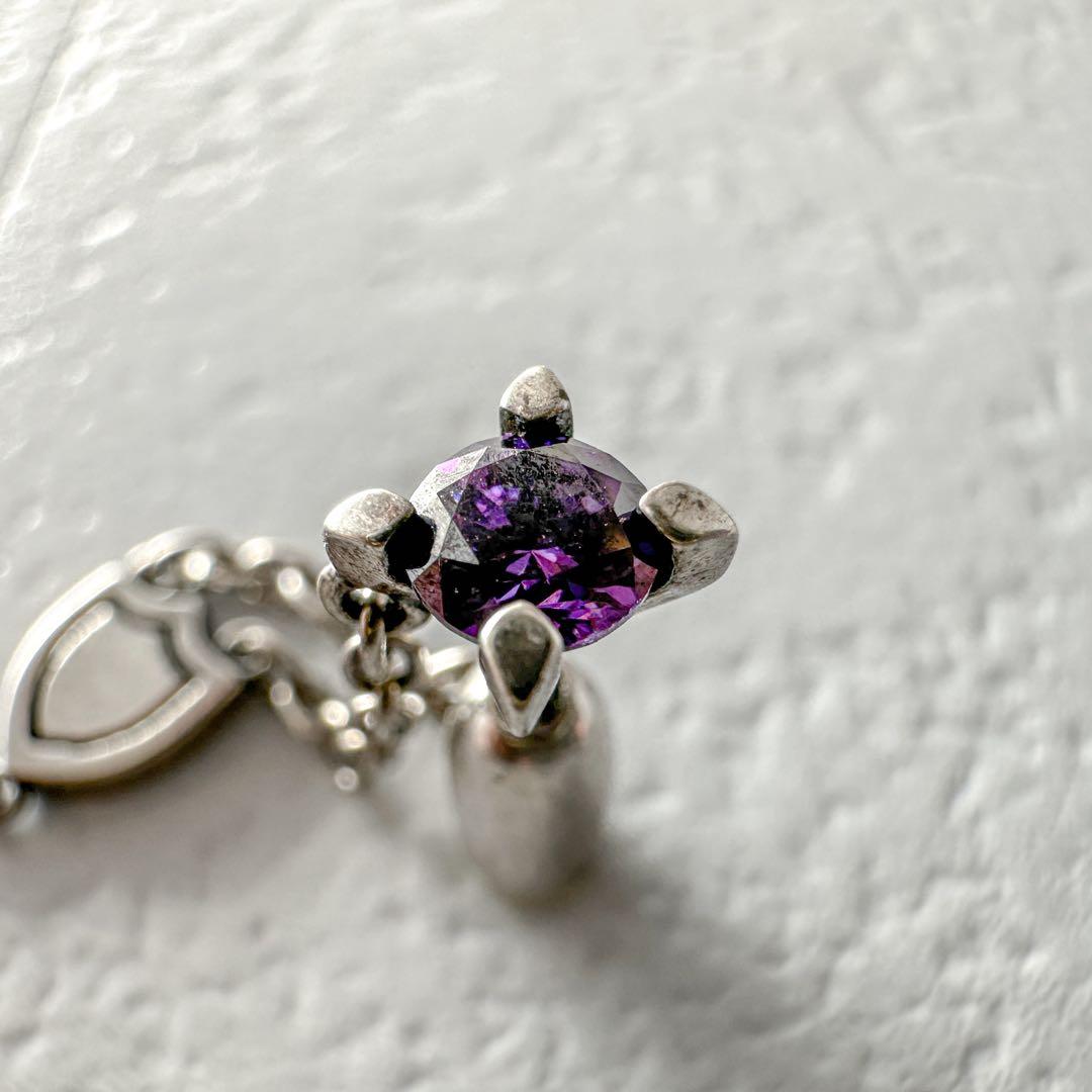 Justin　Davis　ドロップピアス　クロス　シールド　ポストK18