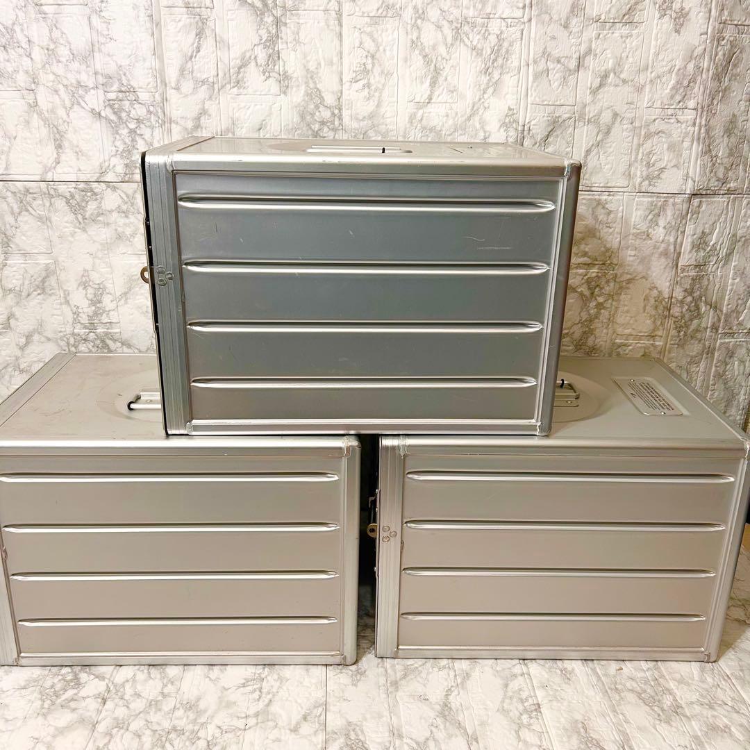 P*e様 【良品】フィールドア アルミギャレーボックス 収納 キャンプ用品 アウ