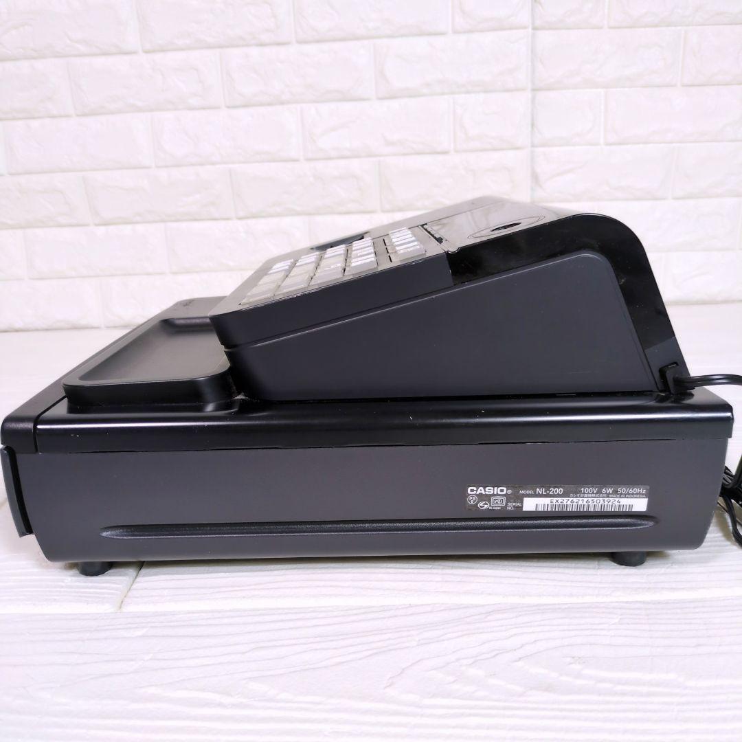 カシオ　CASIO 　NL-200 レジスター 黒　ブラック