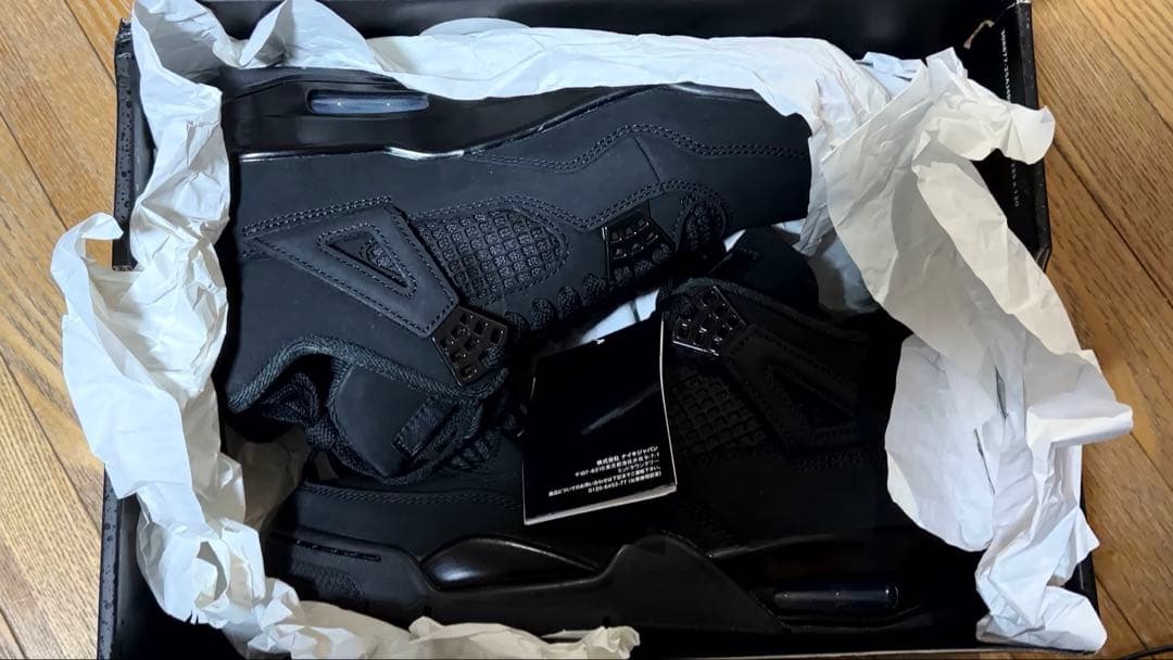 靴 Air Jordan 4 Retro OG \"Black Cat\" (2025)