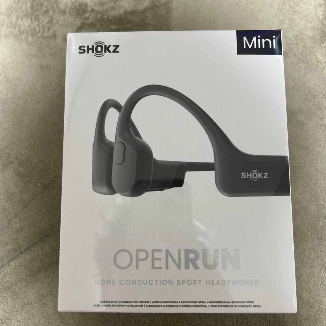 SHOKZ OPENRUN Mini 骨伝導ヘッドフォン ブラック