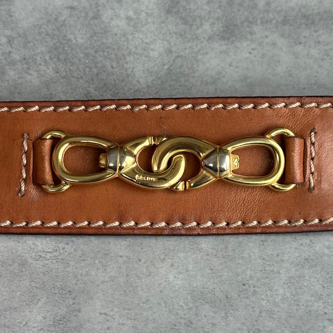 CELINE ホースビット　マカダム柄　ウエストベルト