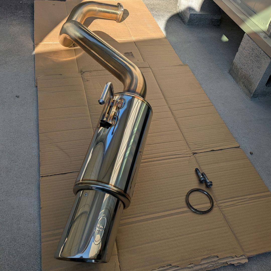 トヨタ　ランドクルーザープラド　150後期　ガナドール　マフラー　シングル