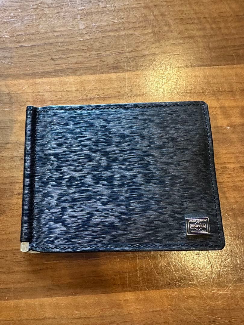 PORTER ブラック マネークリップ