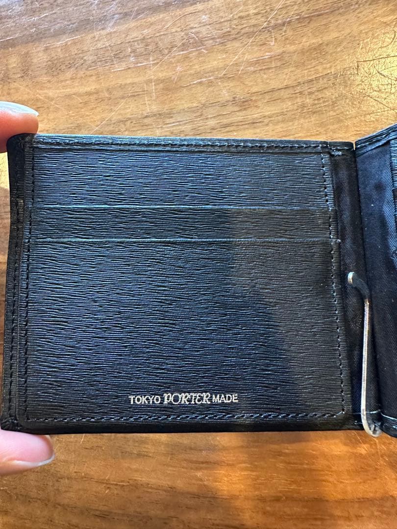 PORTER ブラック マネークリップ