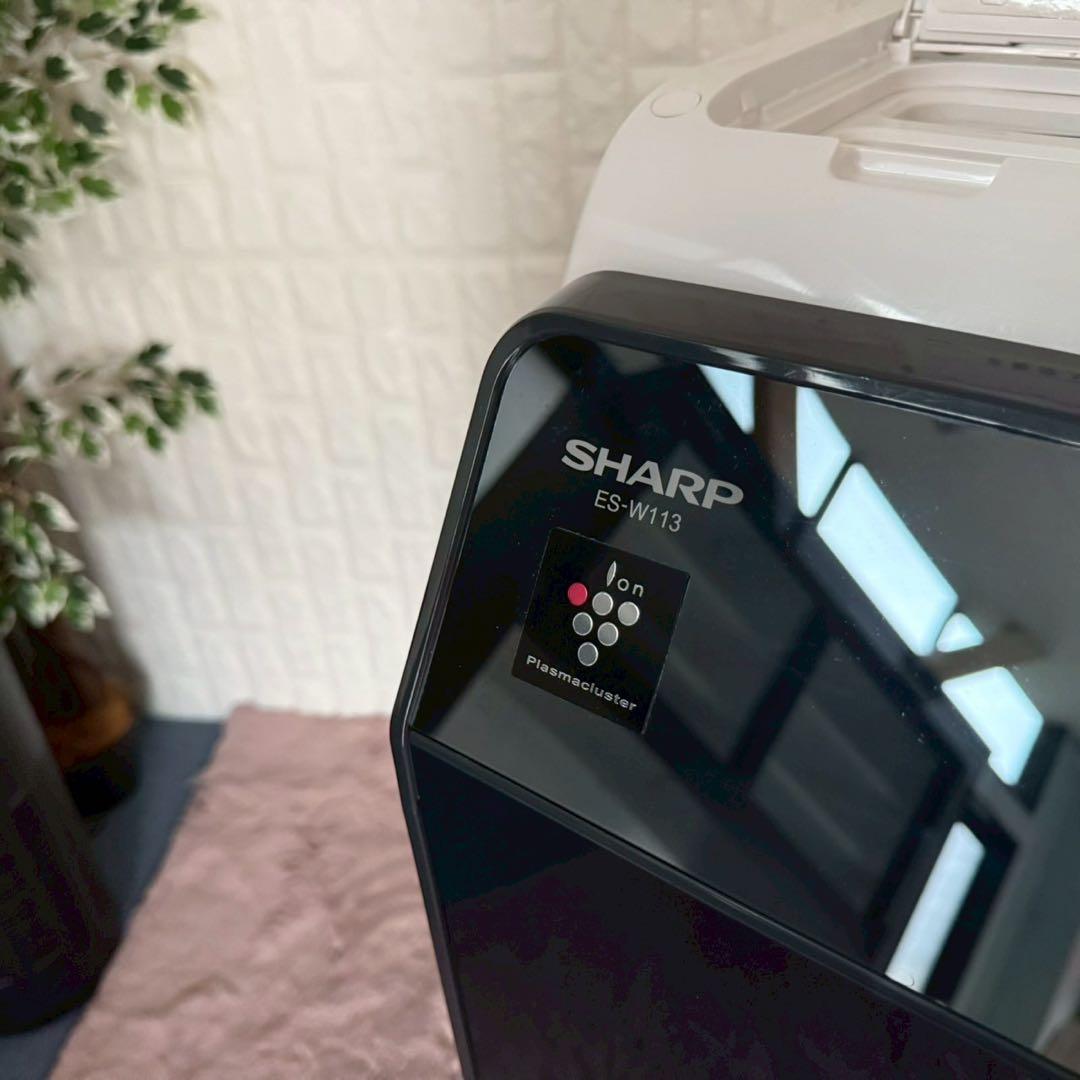 都内23区配送無料✨シャープ　ドラム式洗濯乾燥機　ES-W113 右開き　美品