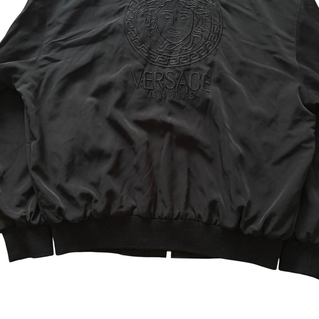 VERSACE リバーシブルサテンボンバージャケット　A005