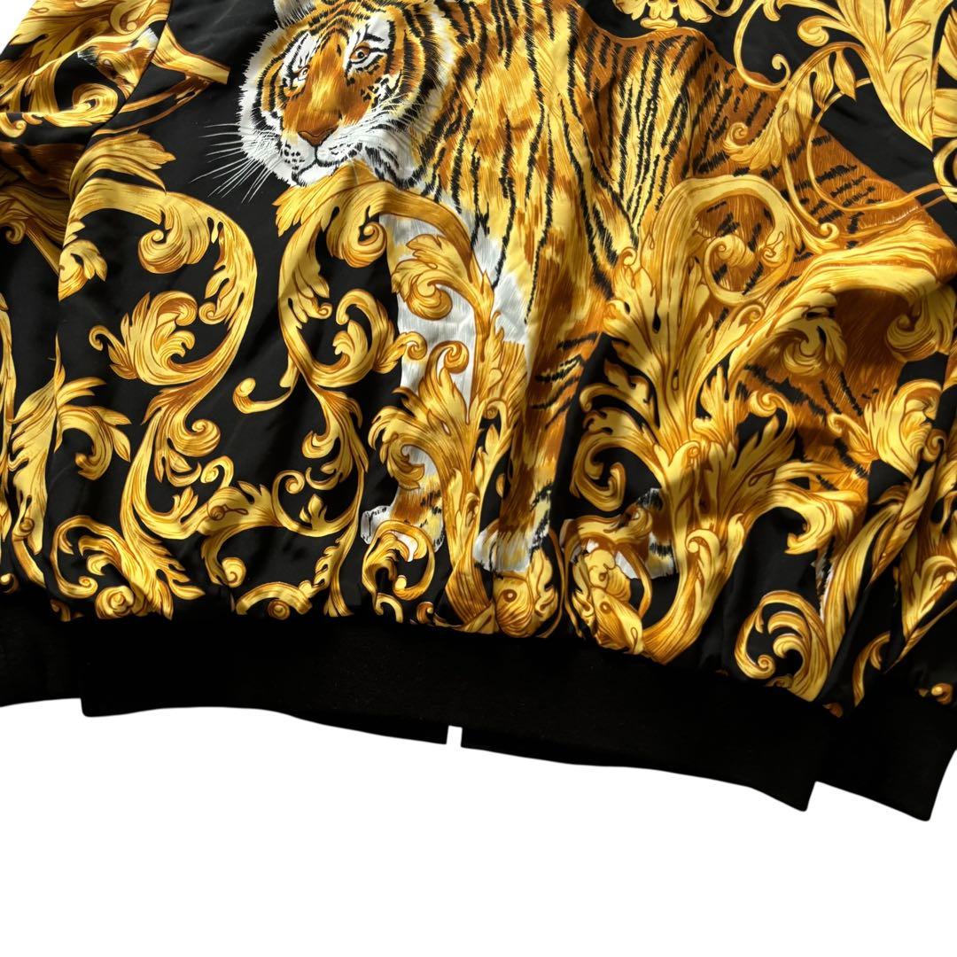 VERSACE リバーシブルサテンボンバージャケット　A005