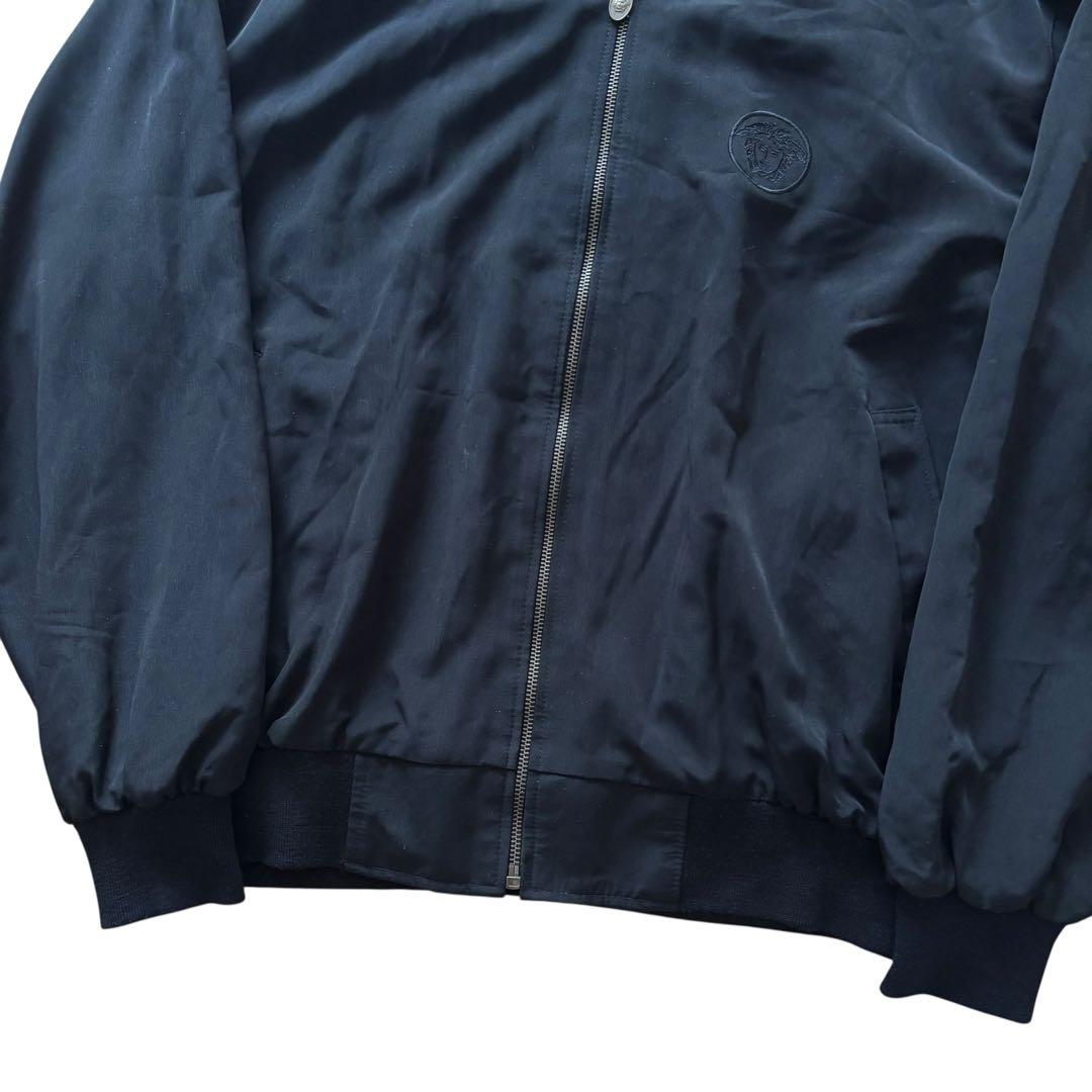 VERSACE リバーシブルサテンボンバージャケット　A005