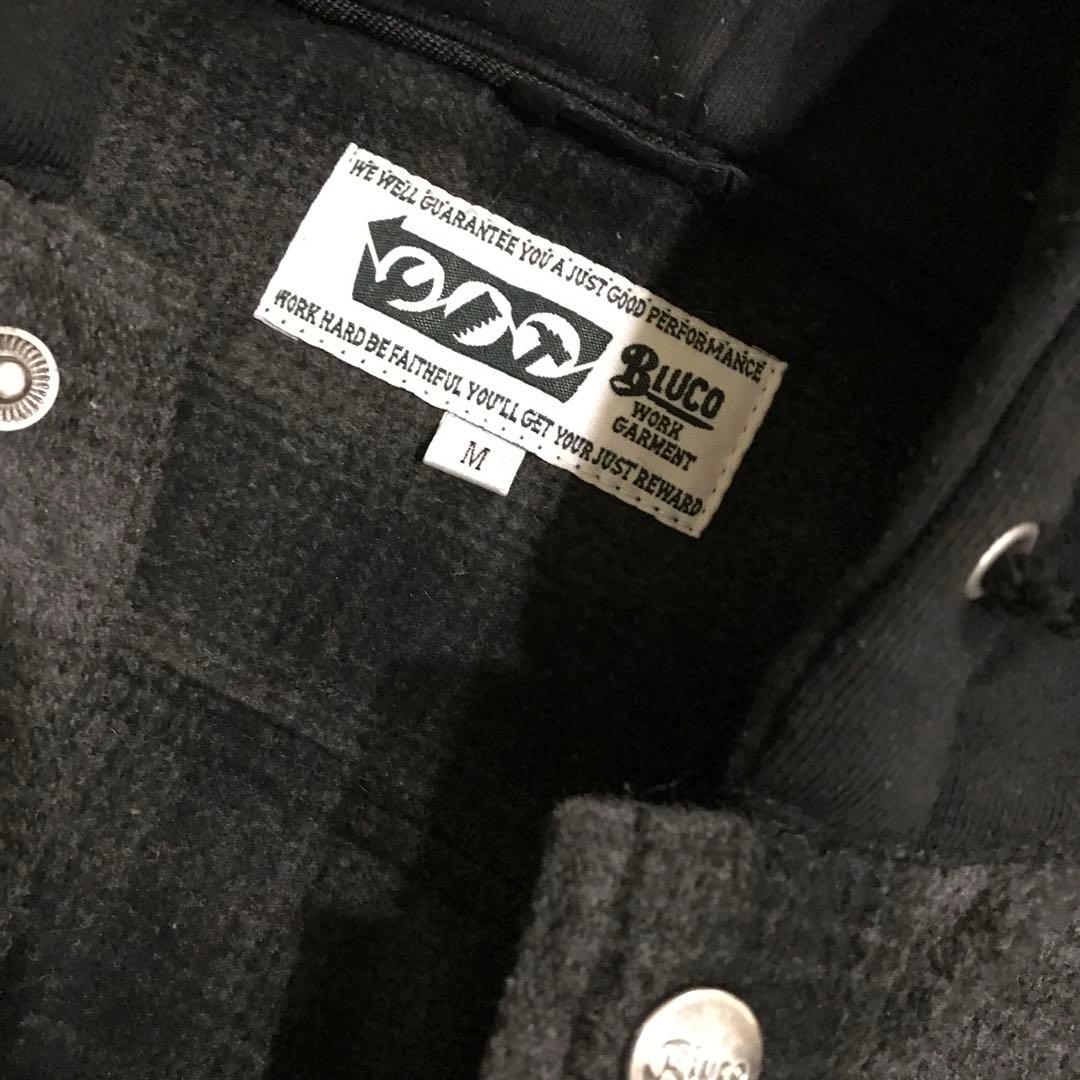 BLUCO ブルコ オンブレチェック ヘビーフランネルシャツ 極美品 M