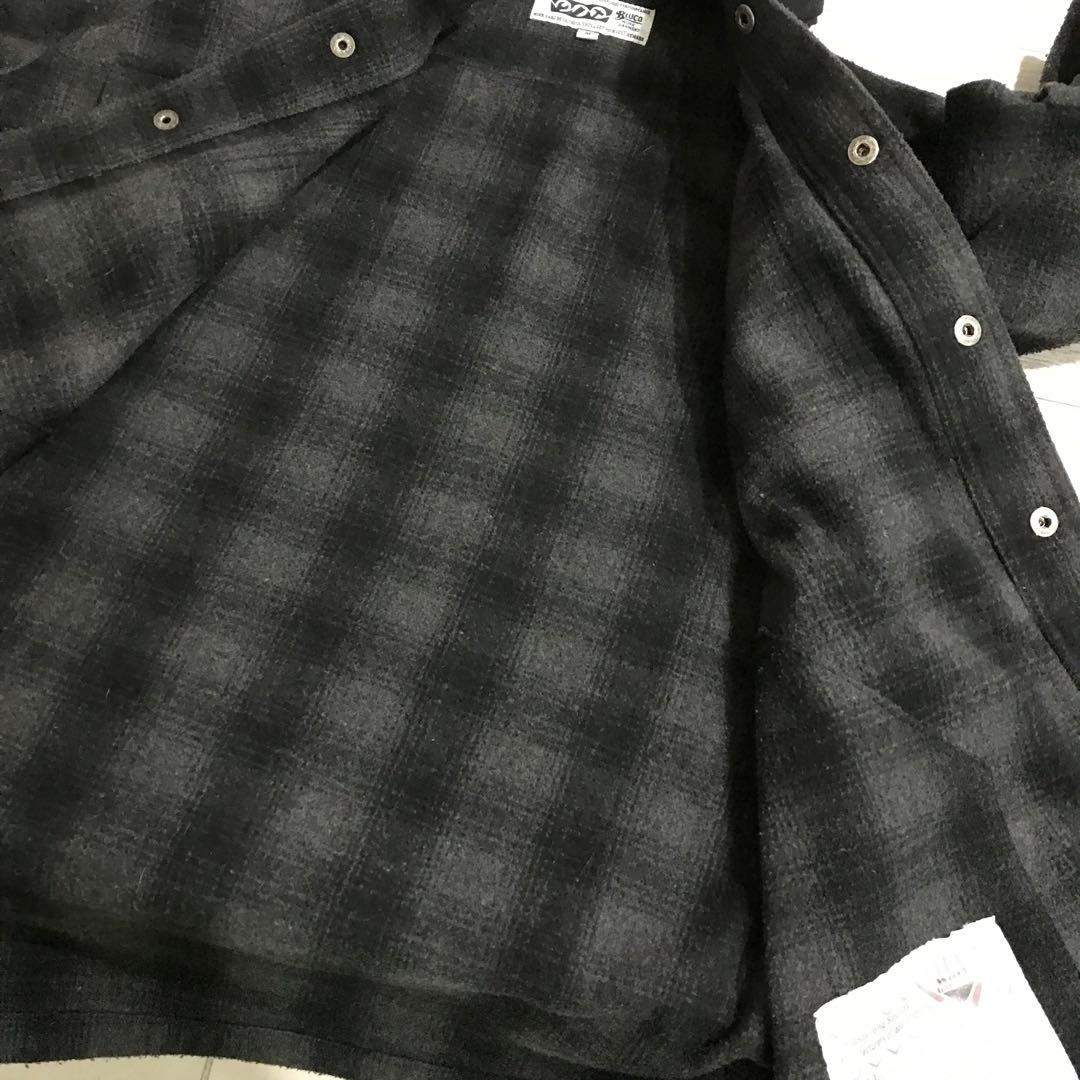 BLUCO ブルコ オンブレチェック ヘビーフランネルシャツ 極美品 M