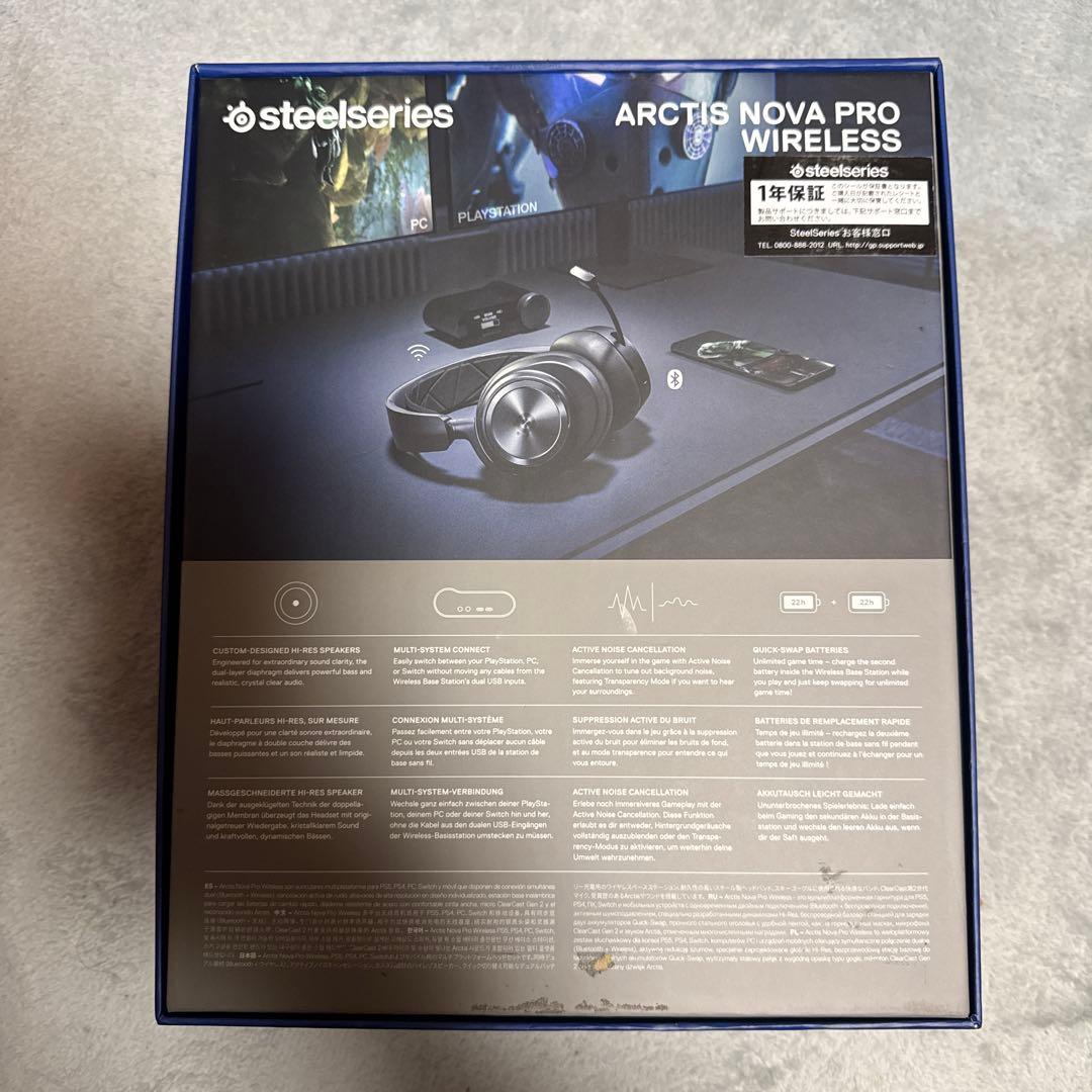 ヘッドホン SteelSeries Arctis Nova Pro WirelesPC/PS