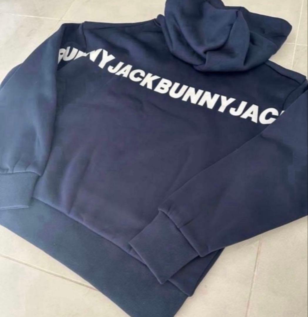 未使用ジャックバニーKARUISHI裏フリースフーディプルオーバー